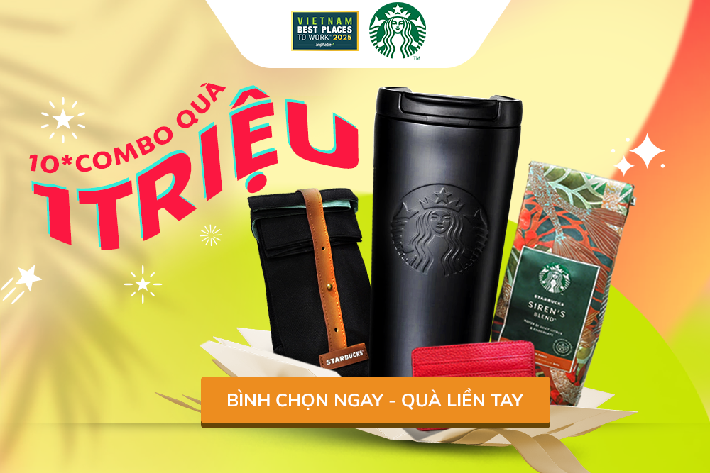 Combo quà từ Starbucks