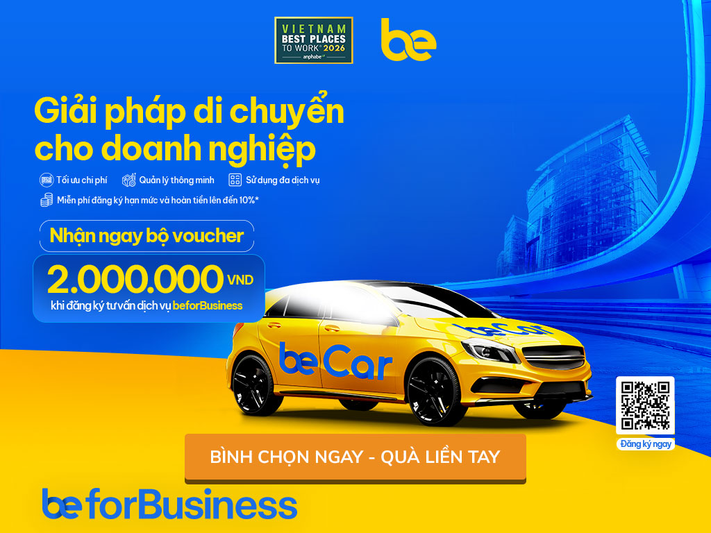 Voucher 2 triệu Be for Business