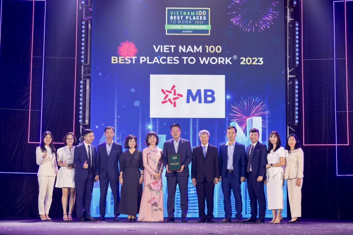 MB được bình chọn là Nơi Làm Việc Tốt Nhất Việt Nam 2023