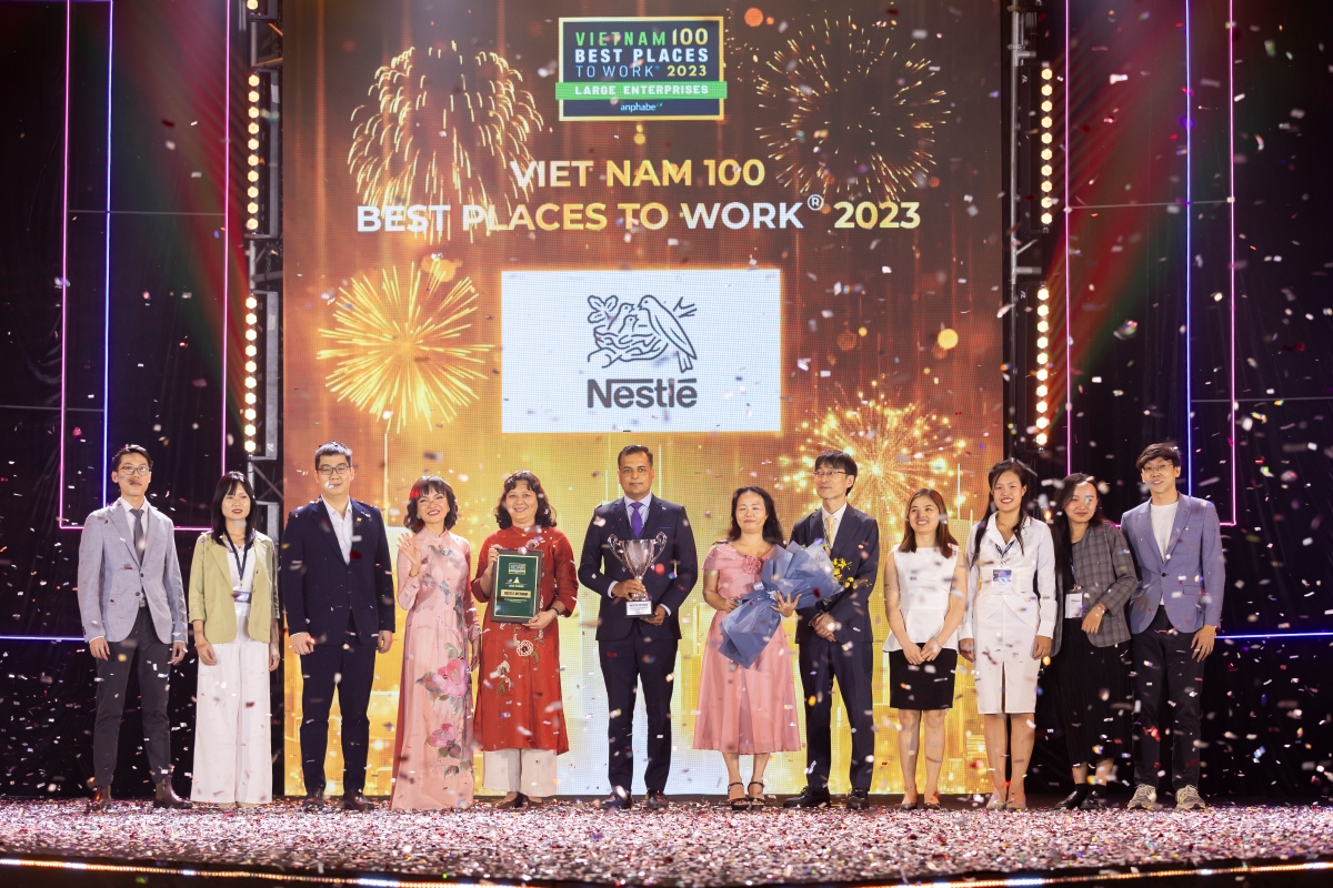 Nestlé Việt Nam nhận “cú đúp” giải thưởng nơi làm việc tốt nhất