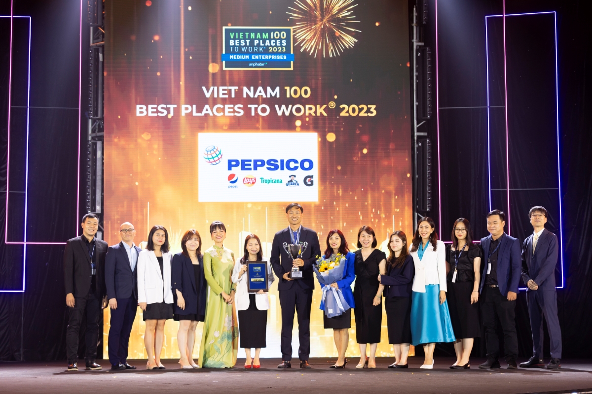 9 năm liền PepsiCo Foods đạt Top 100 Nơi Làm Việc Tốt Nhất Việt Nam®
