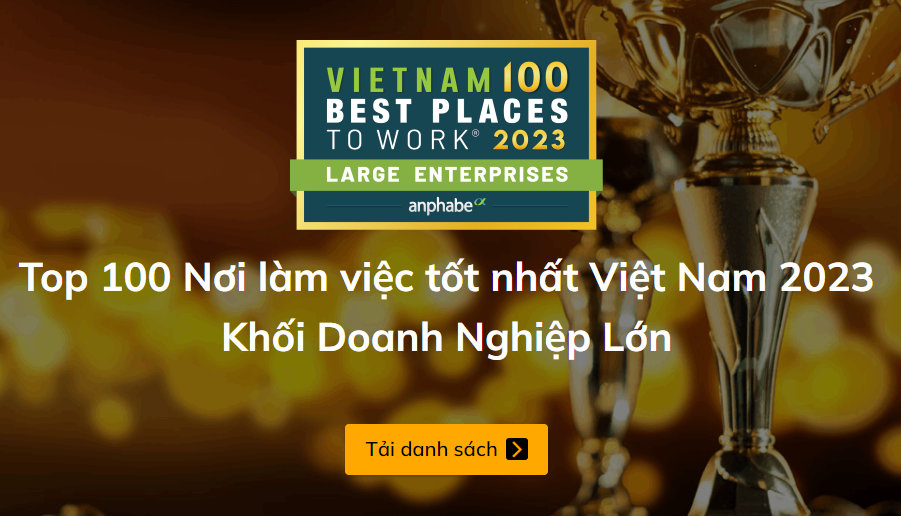 100 nơi làm việc tốt nhất Việt Nam 2023